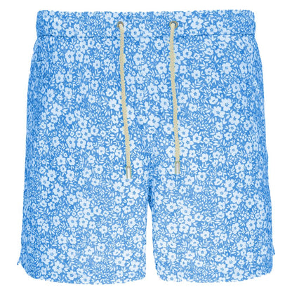 Light Blue Polyester Swimwear