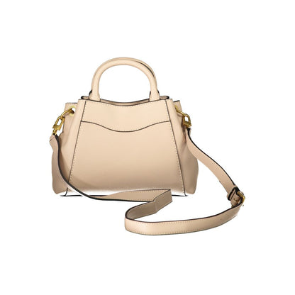 Beige Polyethylene Handbag