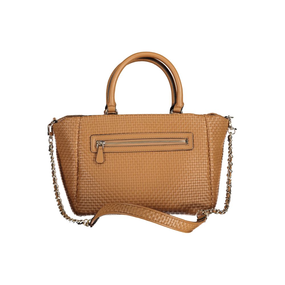 Brown Polyethylene Handbag