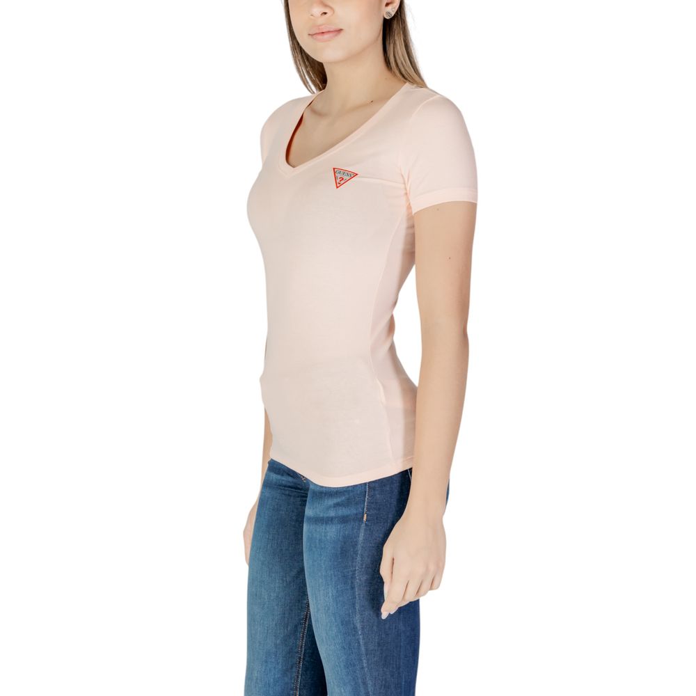 Pink Cotton Tops & T-Shirt