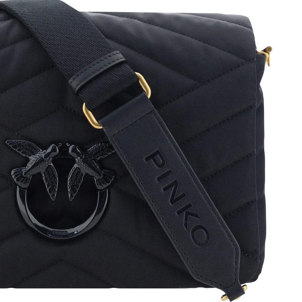 Black Nylon Crossbody Bag