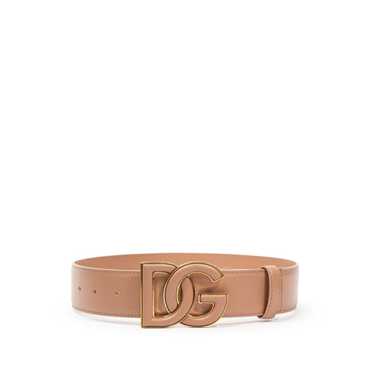 Pink Leather Belt