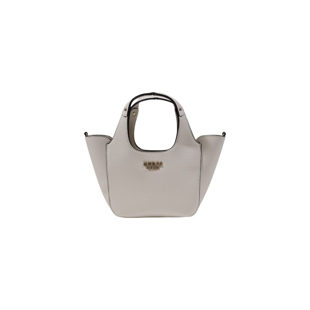 Cream Polyethylene Handbag