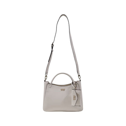 Cream Polyethylene Handbag