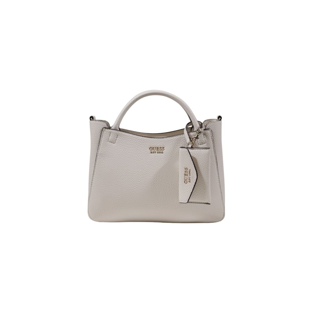 Cream Polyethylene Handbag