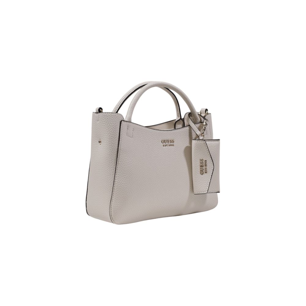 Cream Polyethylene Handbag