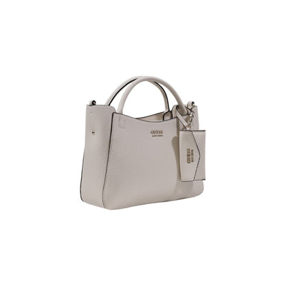 Cream Polyethylene Handbag