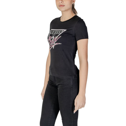 Black Cotton Tops & T-Shirt