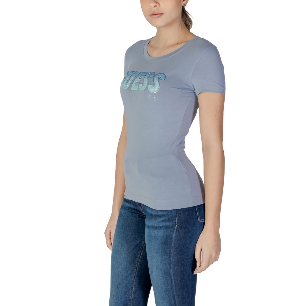 Blue Cotton Tops & T-Shirt