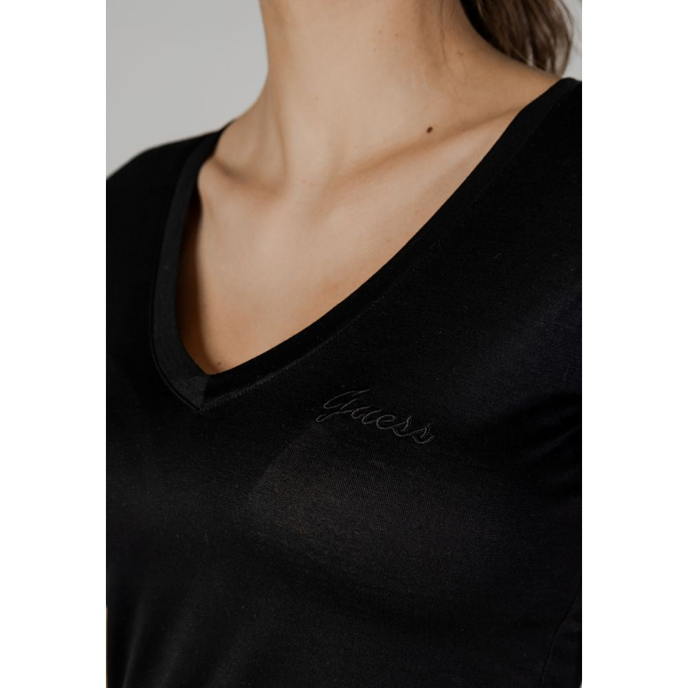 Black Lyocell Tops & T-Shirt