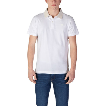 White Cotton Polo Shirt