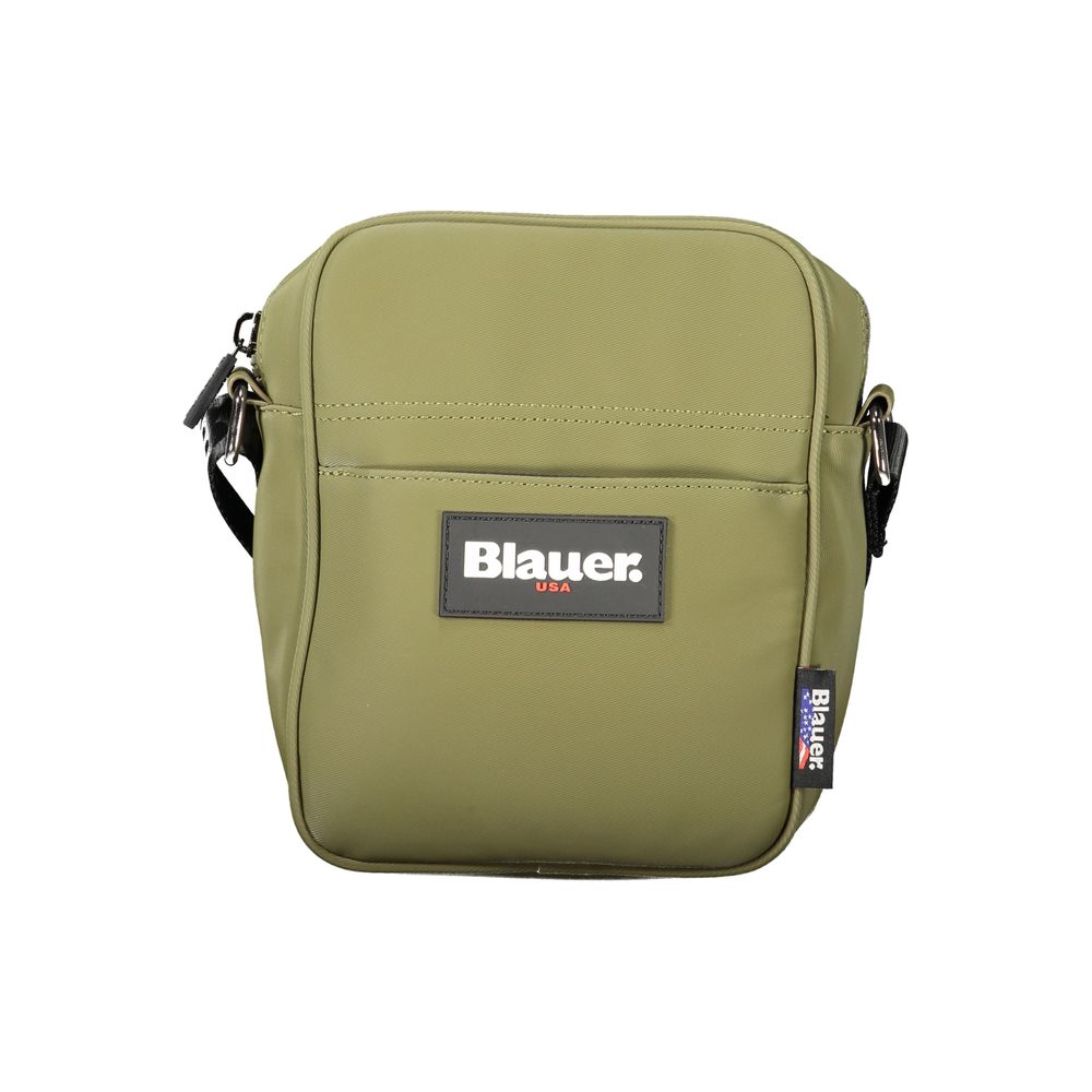 Green Polyester Shoulder Bag