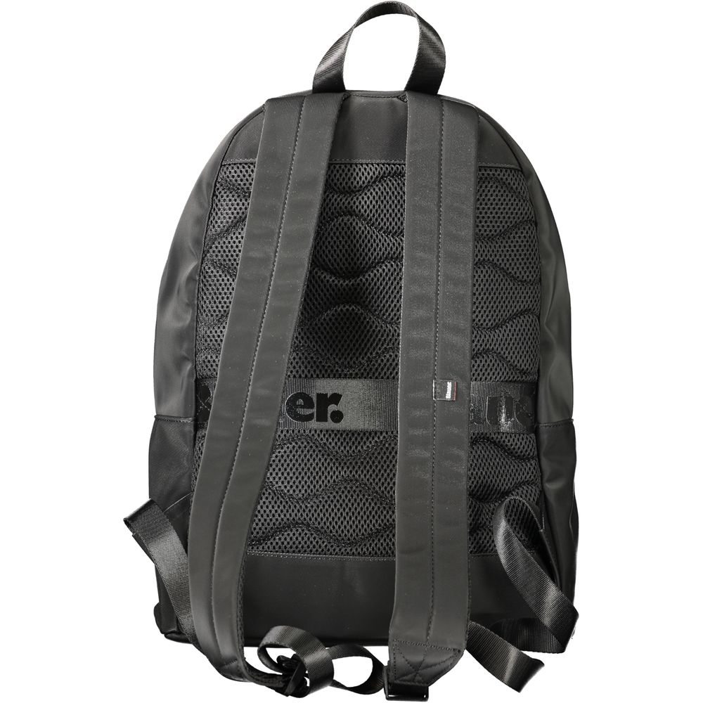 Black Polyester Backpack