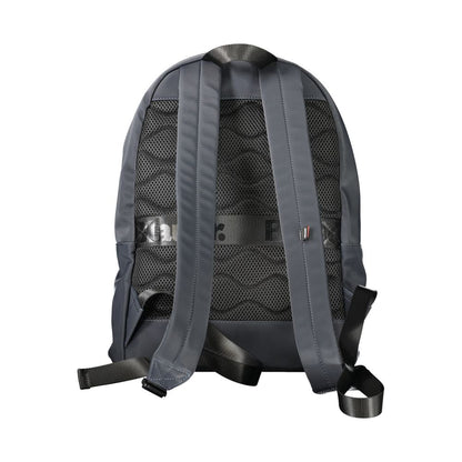 Blue Polyester Backpack