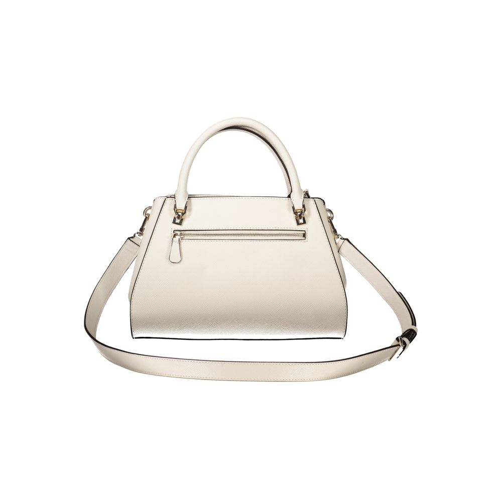 Beige Polyethylene Handbag