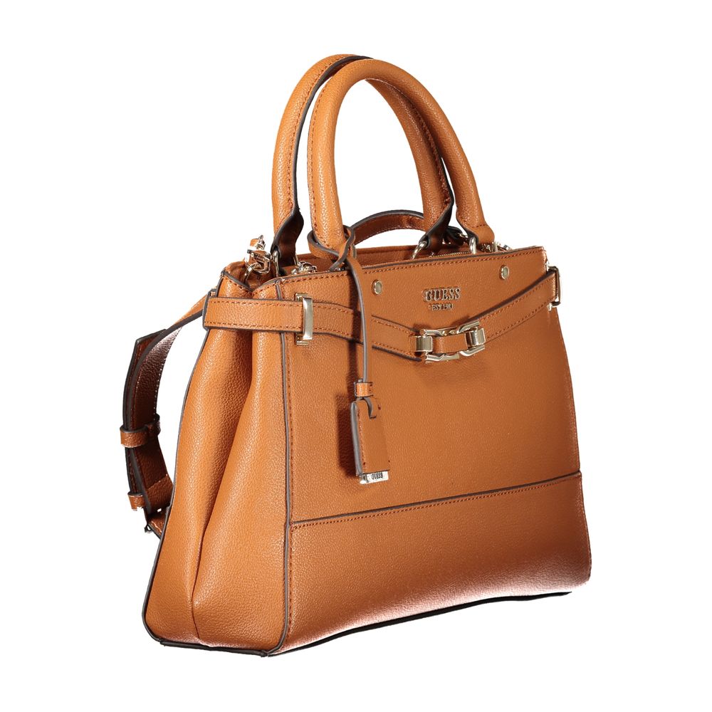 Brown Polyethylene Handbag