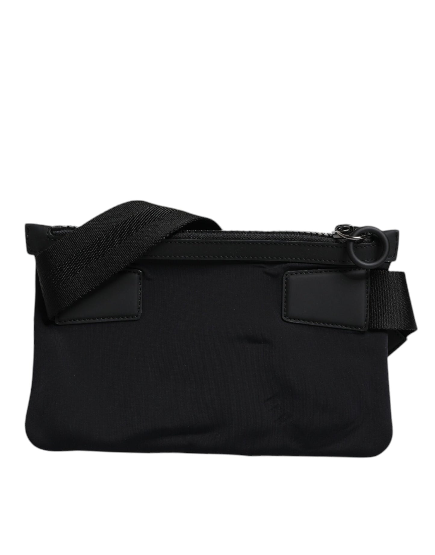 Black Nylon Logo Purse Crossbody Sling Bag