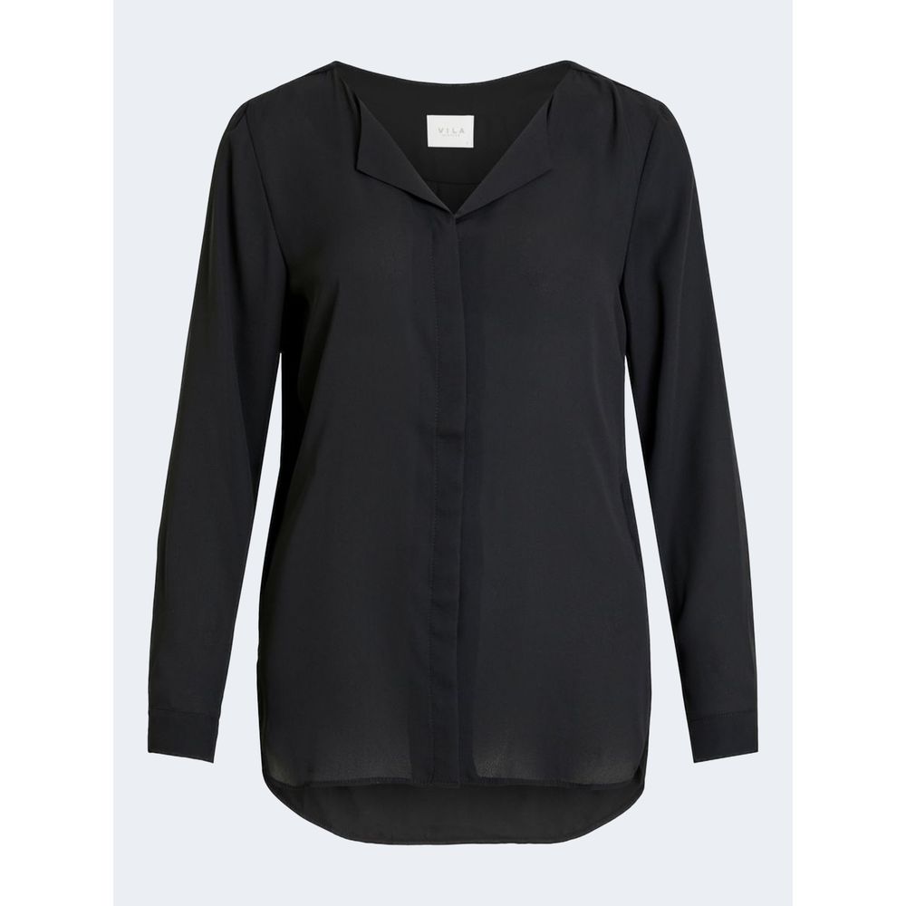 Black Polyester Sweater