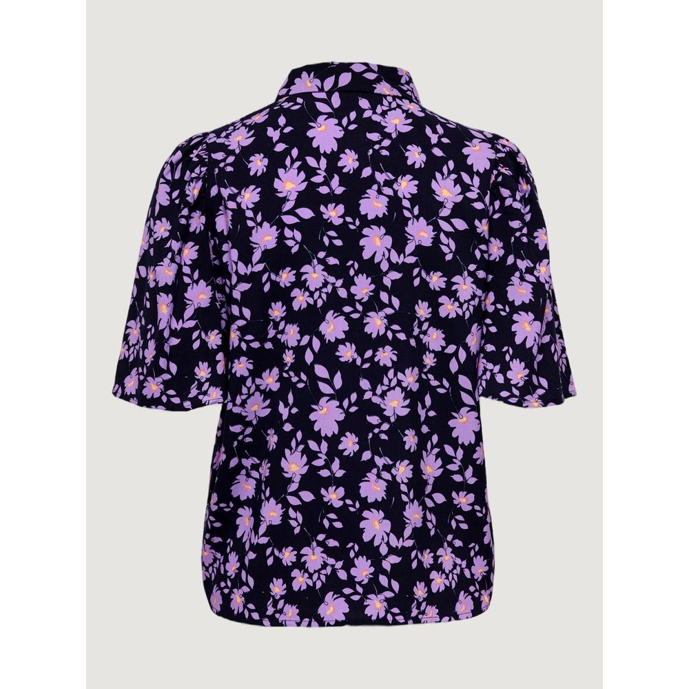 Purple Viscose Shirt