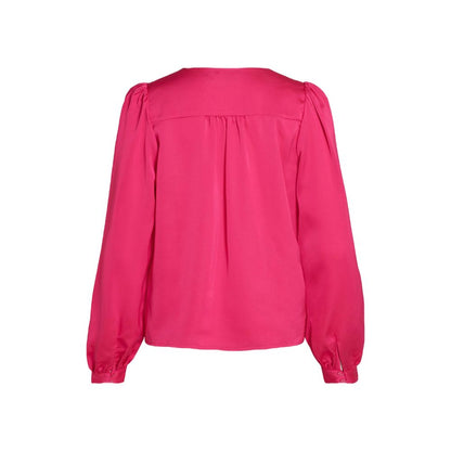 Pink Polyester Shirt