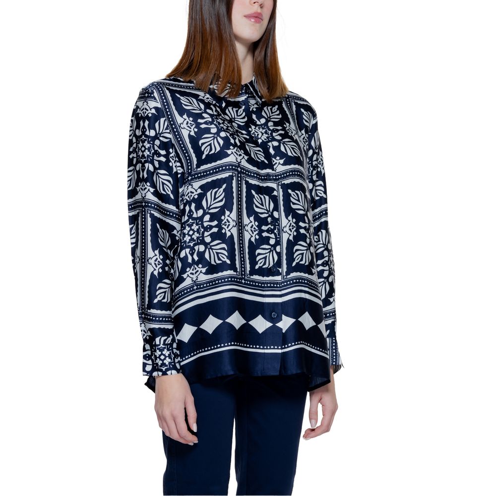 Blue Viscose Sweater