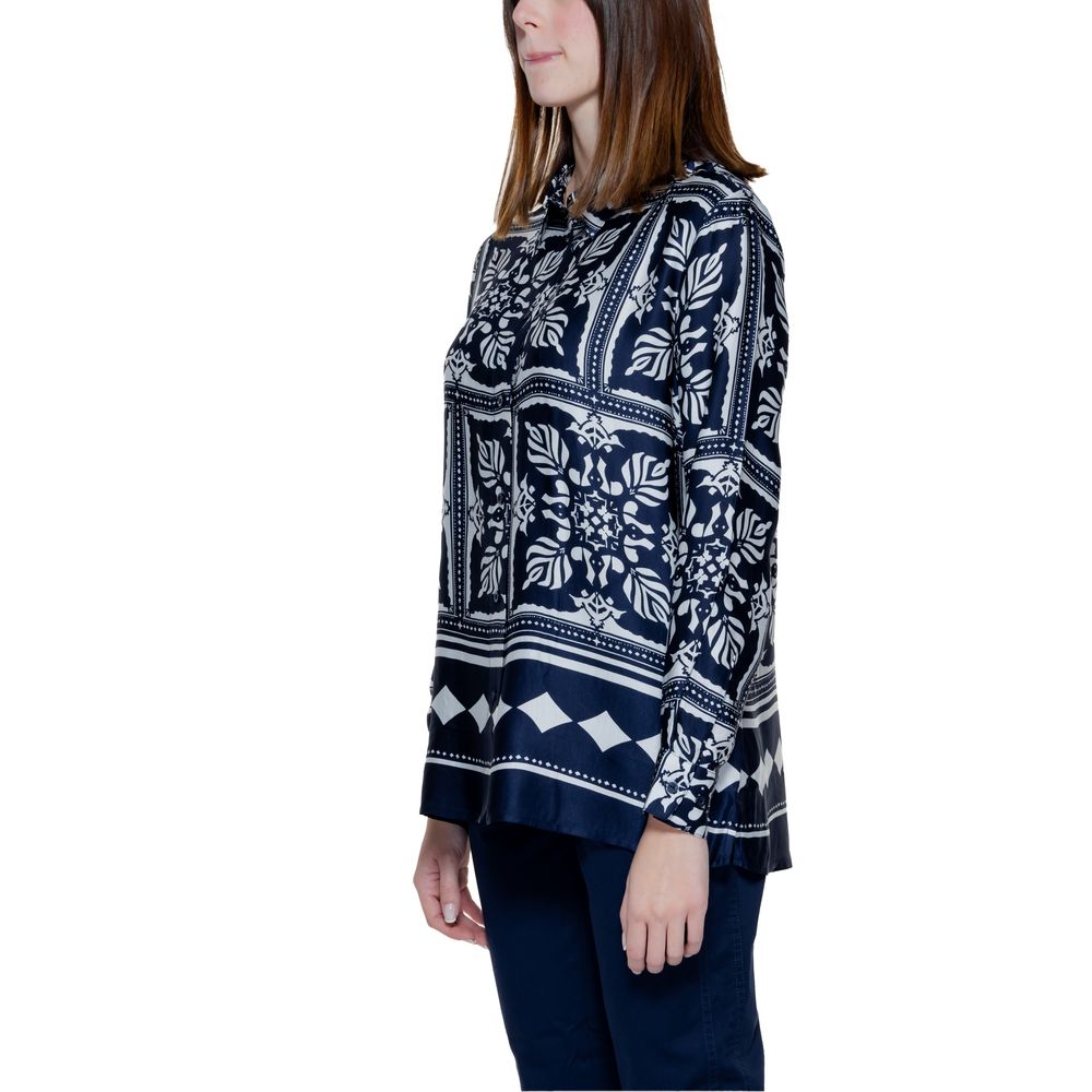 Blue Viscose Sweater