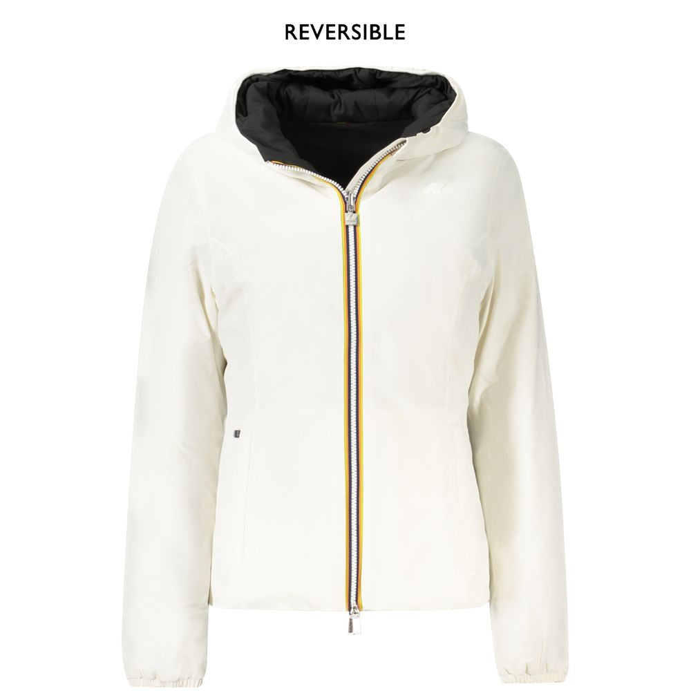 White Nylon Jackets & Coat